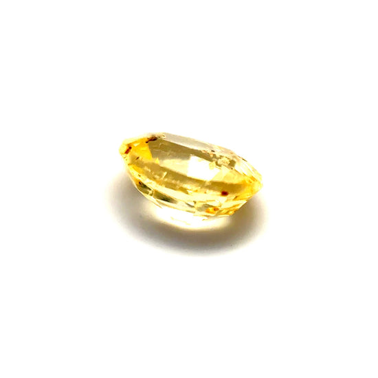 0.80 ct Oval Vivid Yellow Sapphire