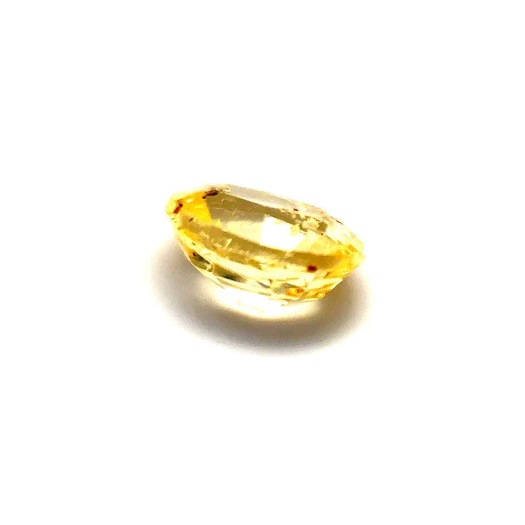 0.80 ct Oval Vivid Yellow Sapphire