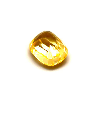 0.86 ct Rectangular Vivid Yellow Sapphire