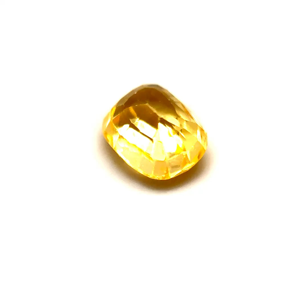0.86 ct Rectangular Vivid Yellow Sapphire