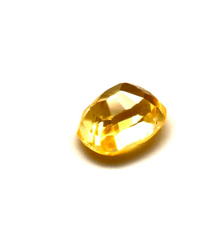 0.86 ct Rectangular Vivid Yellow Sapphire