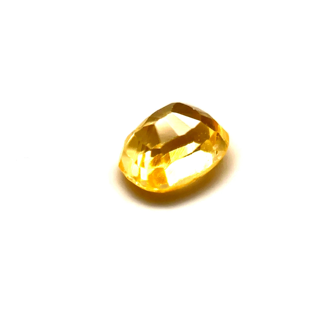 0.86 ct Rectangular Vivid Yellow Sapphire