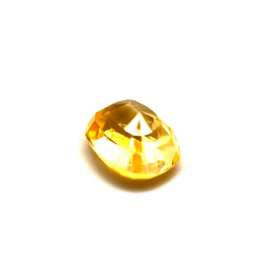 0.86 ct Rectangular Vivid Yellow Sapphire