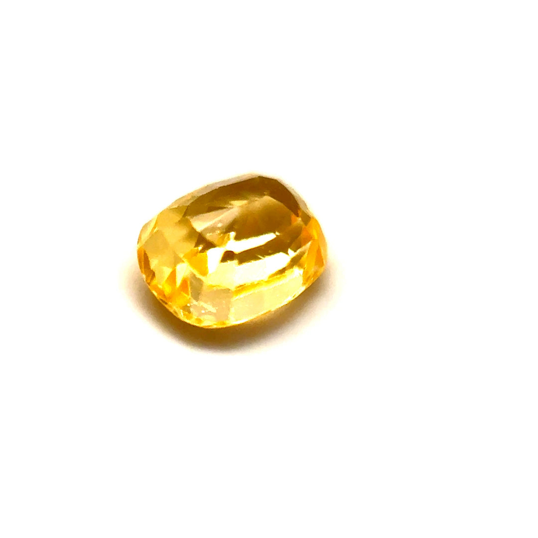 0.86 ct Rectangular Vivid Yellow Sapphire