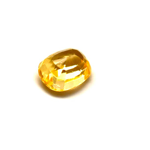 0.86 ct Rectangular Vivid Yellow Sapphire