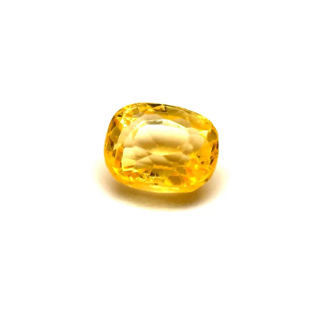 0.86 ct Rectangular Vivid Yellow Sapphire