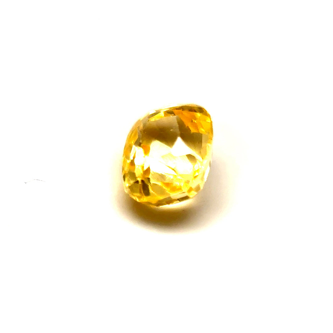 0.86 ct Rectangular Vivid Yellow Sapphire