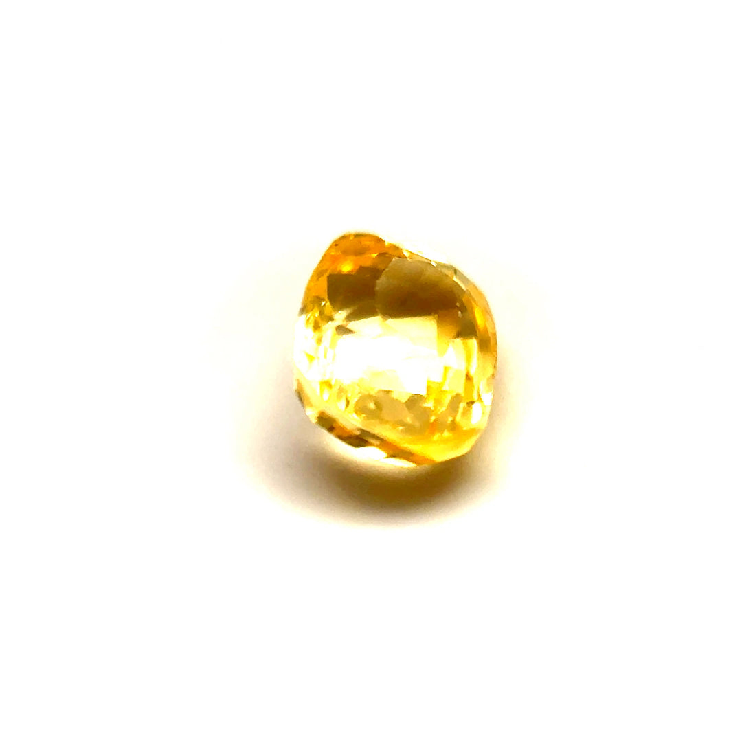 0.86 ct Rectangular Vivid Yellow Sapphire