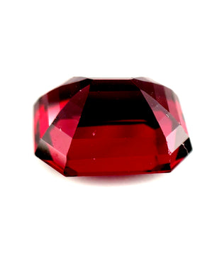 6.67 ct Octagonal Red Rhodolite Garnet