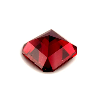 3.46 ct Octagonal Red Rhodolite Garnet