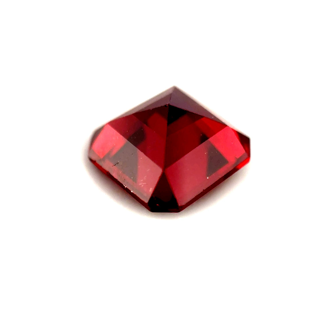 3.46 ct Octagonal Red Rhodolite Garnet