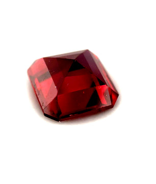 3.46 ct Octagonal Red Rhodolite Garnet