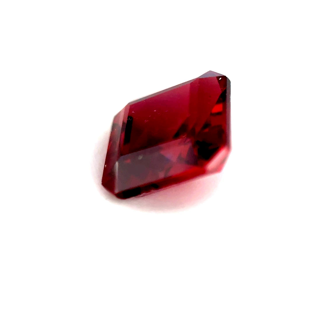 3.46 ct Octagonal Red Rhodolite Garnet