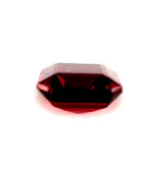 3.46 ct Octagonal Red Rhodolite Garnet