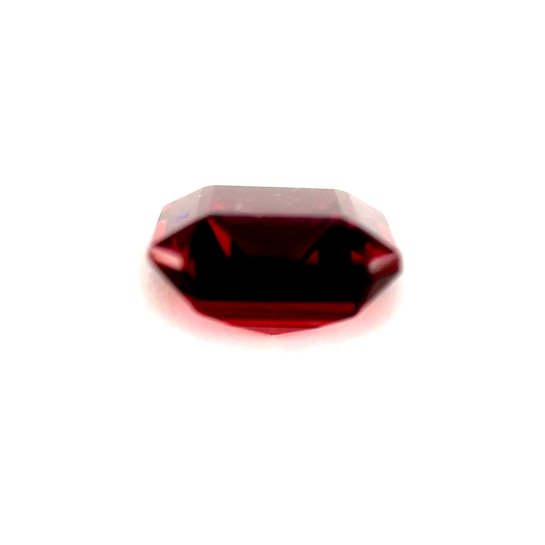 3.46 ct Octagonal Red Rhodolite Garnet