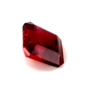 3.46 ct Octagonal Red Rhodolite Garnet