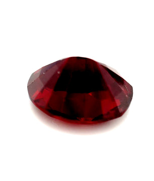 5.47 ct Oval Red Rhodolite Garnet
