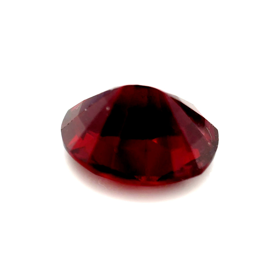 5.47 ct Oval Red Rhodolite Garnet