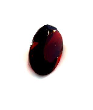 3.35 ct Oval Red Rhodolite Garnet
