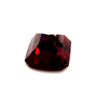 3.72 ct Octagonal Red Rhodolite Garnet