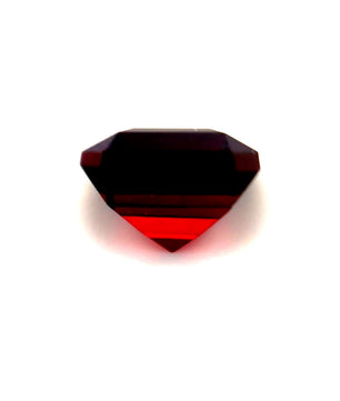 3.72 ct Octagonal Red Rhodolite Garnet