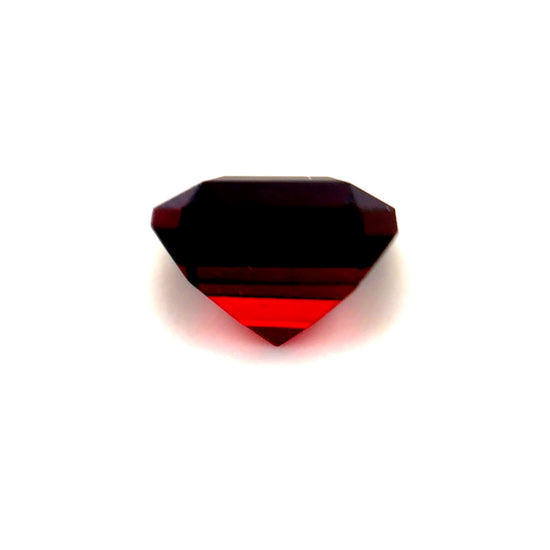 3.72 ct Octagonal Red Rhodolite Garnet