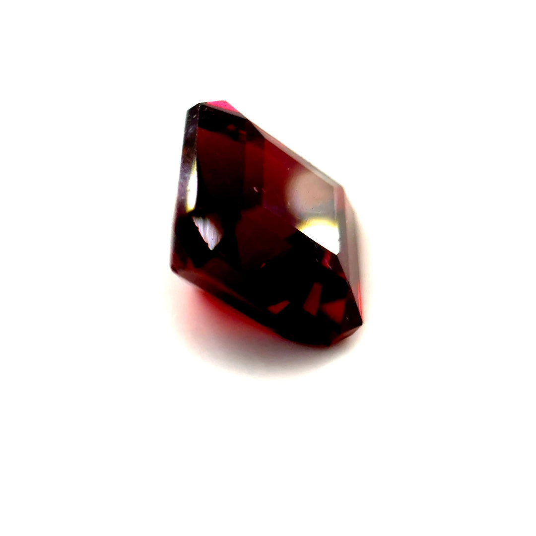 3.72 ct Octagonal Red Rhodolite Garnet