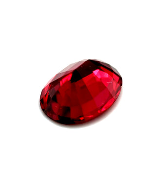 3.09 ct Oval Purplish-Red Rhodolite Garnet