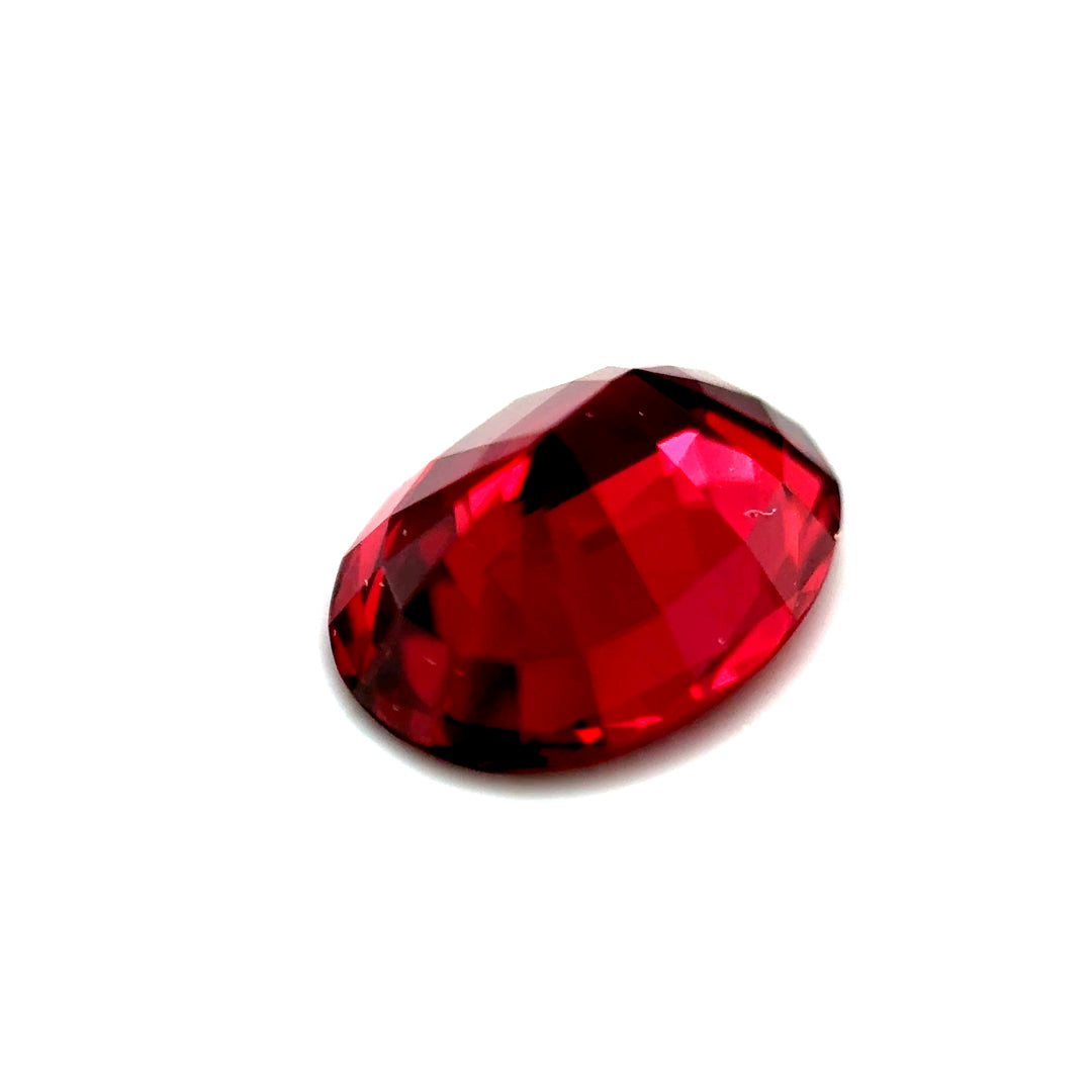 3.09 ct Oval Purplish-Red Rhodolite Garnet