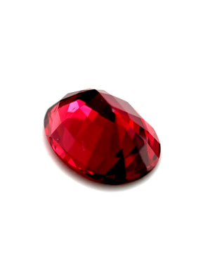 3.09 ct Oval Purplish-Red Rhodolite Garnet