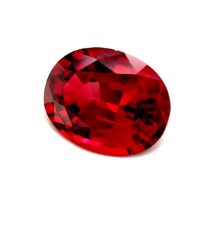 3.09 ct Oval Purplish-Red Rhodolite Garnet