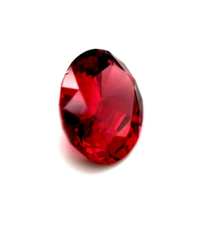 3.09 ct Oval Purplish-Red Rhodolite Garnet