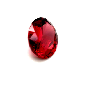 3.09 ct Oval Purplish-Red Rhodolite Garnet