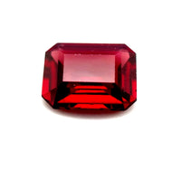 3.90 ct Octagonal Red Rhodolite Garnet