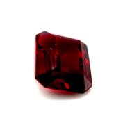 3.90 ct Octagonal Red Rhodolite Garnet