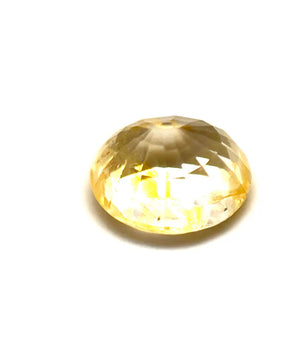 1.62 ct Oval Yellow Unheated Sapphire