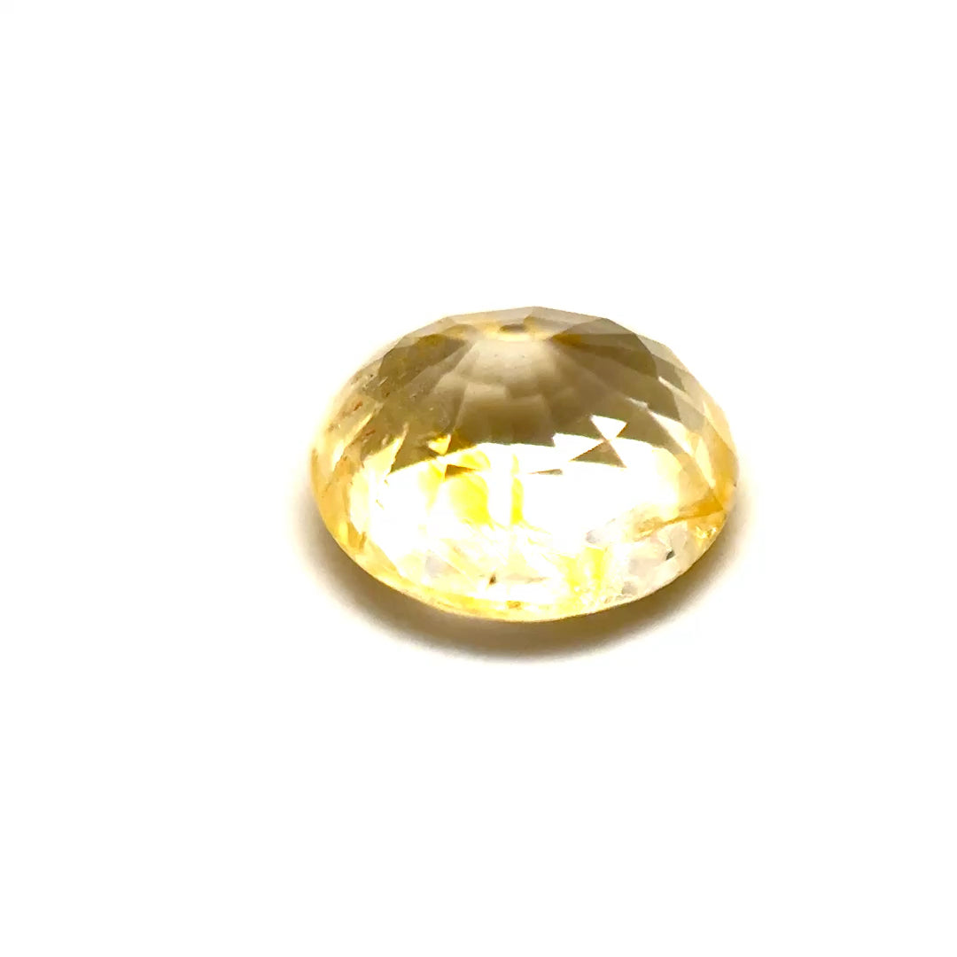 1.62 ct Oval Yellow Unheated Sapphire