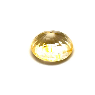 1.62 ct Oval Yellow Unheated Sapphire