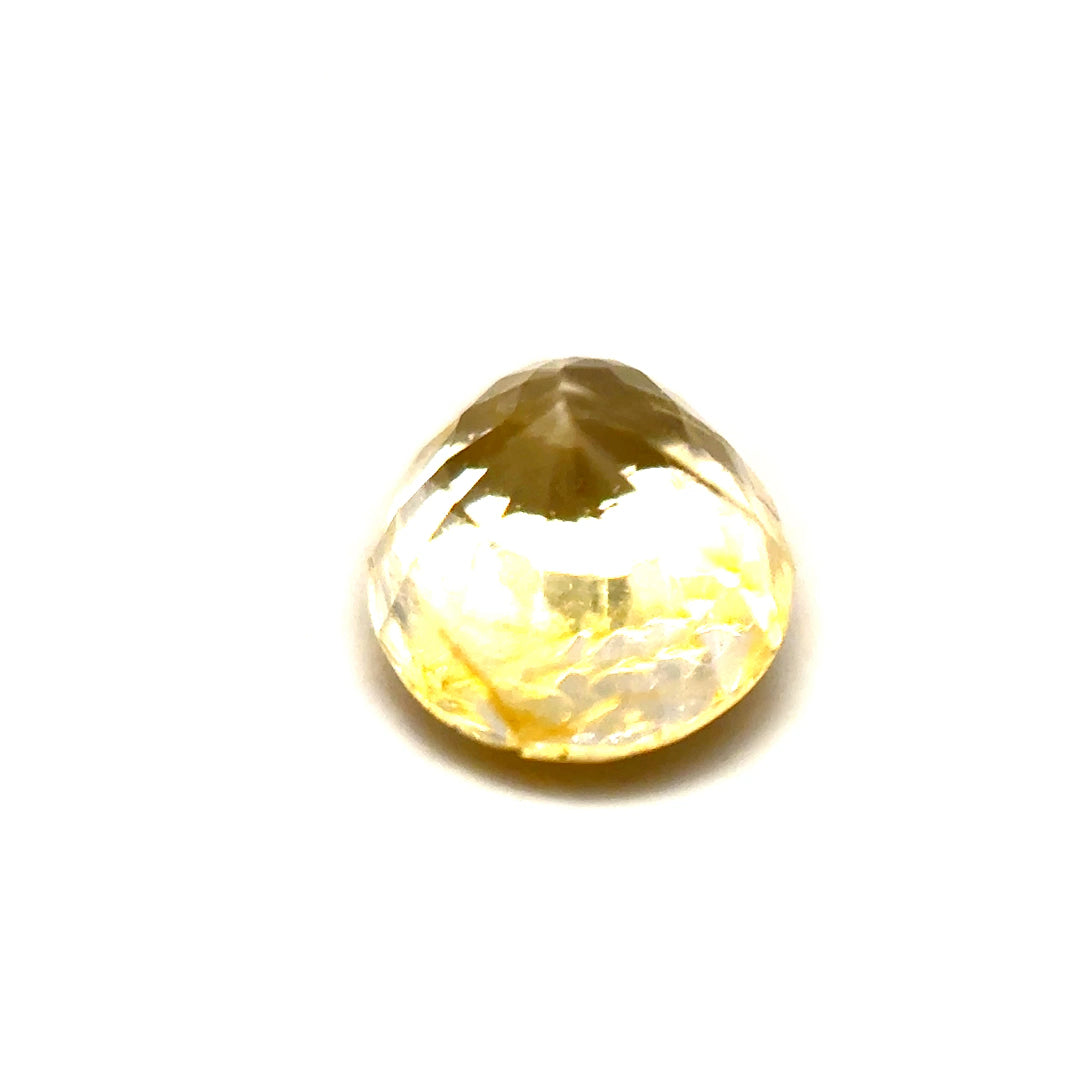1.62 ct Oval Yellow Unheated Sapphire