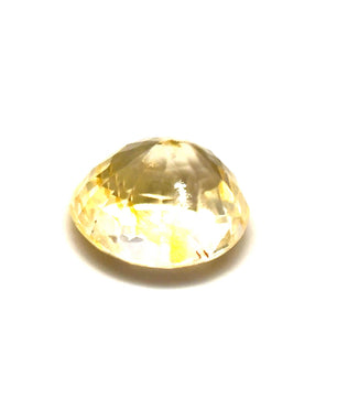 1.62 ct Oval Yellow Unheated Sapphire