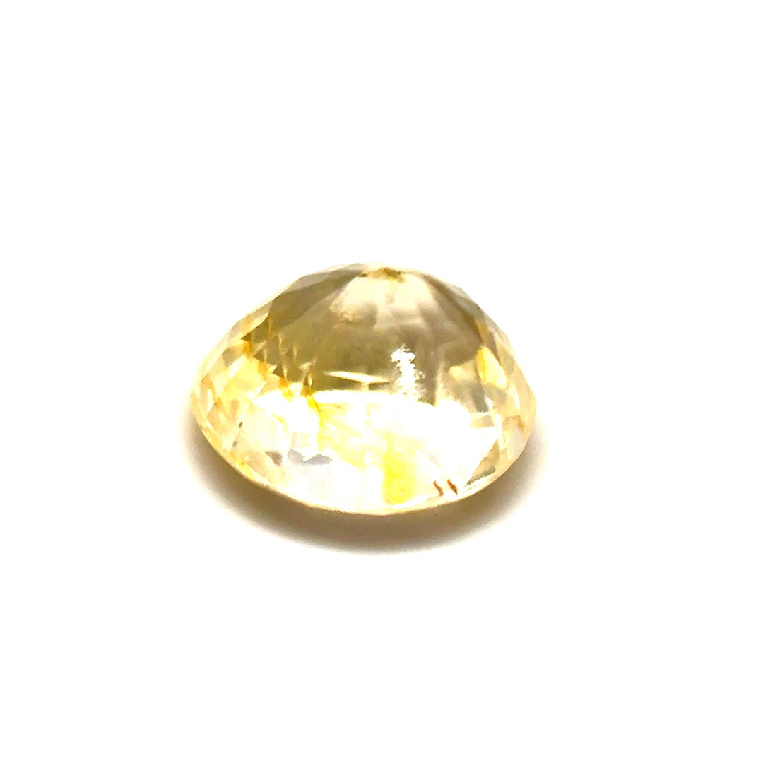 1.62 ct Oval Yellow Unheated Sapphire