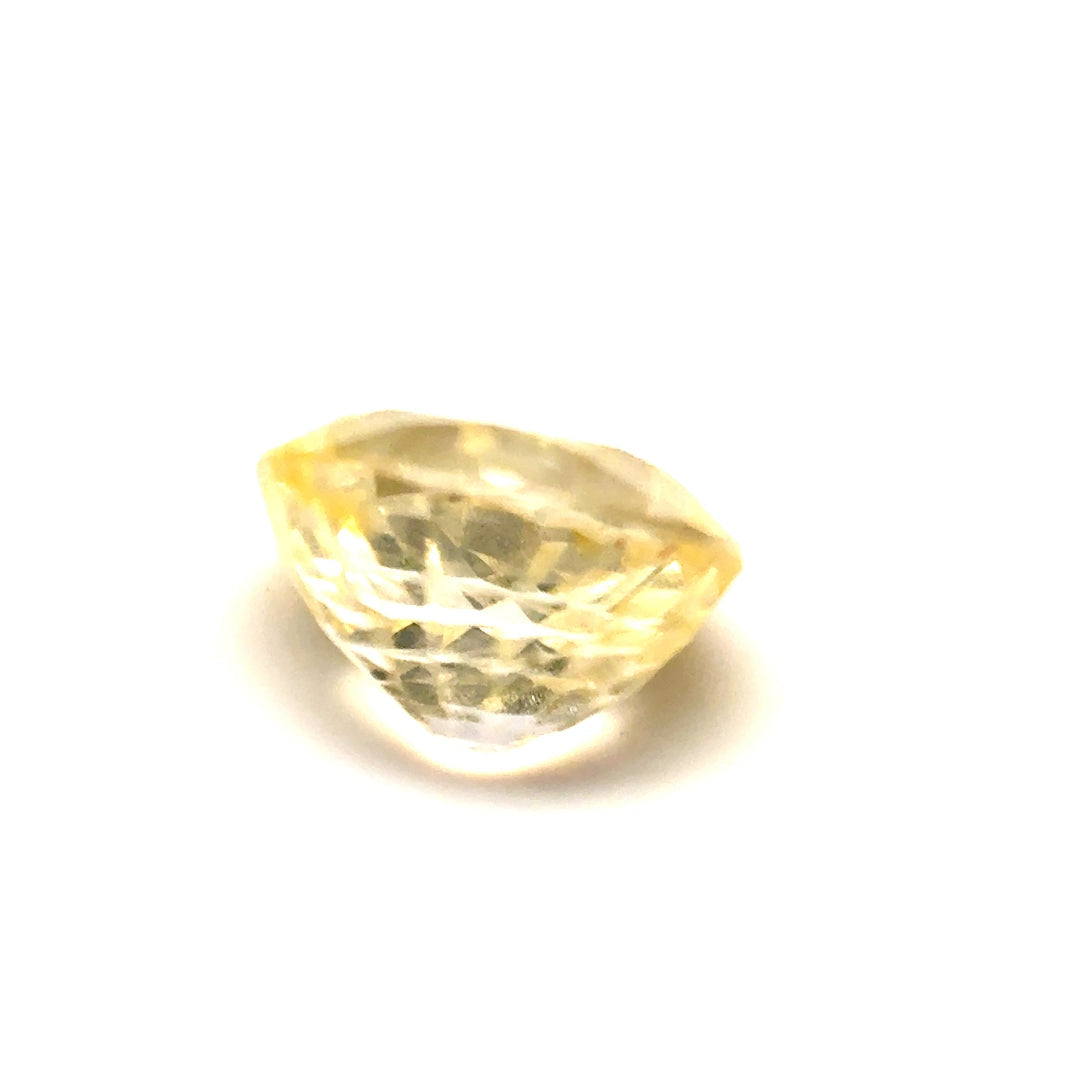 1.62 ct Oval Yellow Unheated Sapphire