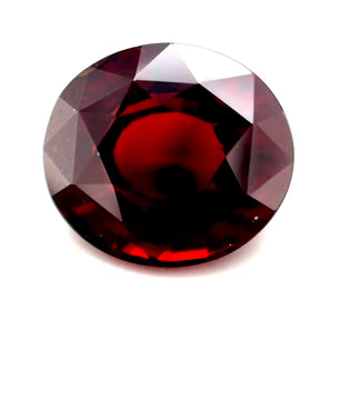 7.98 ct Oval Red Rhodolite Garnet