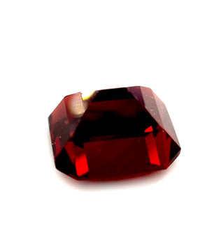 4.3 ct Octagonal Red Rhodolite Garnet