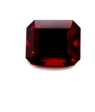 4.3 ct Octagonal Red Rhodolite Garnet