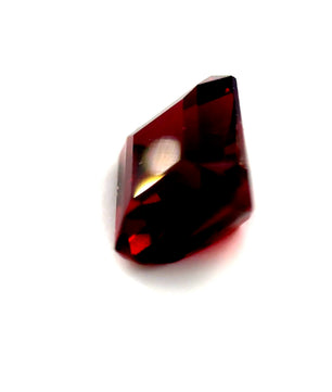 4.3 ct Octagonal Red Rhodolite Garnet