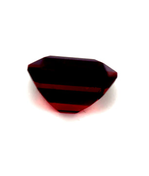 4.3 ct Octagonal Red Rhodolite Garnet