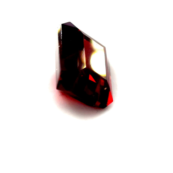 4.30 ct Octagonal Red Rhodolite Garnet