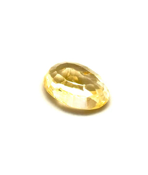 0.79 ct Oval Vivid Yellow Sapphire