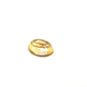 0.79 ct Mixed Oval Cut Yellow (Vivid) Unheated Yellow Sapphire Certified